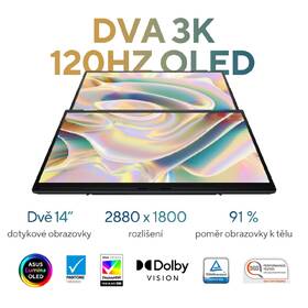 Notebook Asus Zenbook Duo šedý

 obrázek produktu 4 z 16