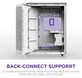 Case NZXT H9 Flow RGB+ bílá barva
