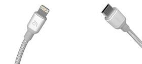 Kabel ADAM Elements AE PeAk II C20B MFi Lightning/USB-C, 0,2 m stříbrný

 obrázek produktu 3 z 3