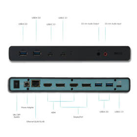 Dokovací stanice i-tec USB 3.0 / USB-C Dual Display + Power Adapter 100W 

 obrázek produktu 2 z 6
