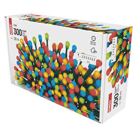 Vánoční osvětlení EMOS 300 LED cherry řetěz - kuličky, 30 m, venkovní i vnitřní, multicolor, časovač 

 obrázek produktu 8 z 8