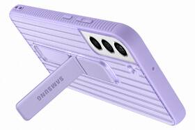 Kryt na mobil Samsung Standing Cover na Galaxy S22+ fialová barva
