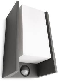 Nástěnné svítidlo Philips Bridge, 1xE27, senzor pohybu - antracitové 

 obrázek produktu 1 z 2