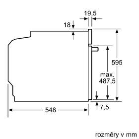 Trouba Bosch HBG7341B1 AirFry černá barva
