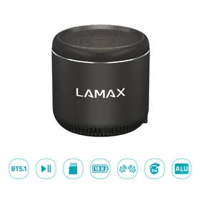 Přenosný reproduktor LAMAX Sphere2 Mini, micro USB černý

 obrázek produktu 2 z 7