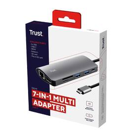 USB Hub Trust Dalyx 7-in-1 USB-C Multi-Port 

 obrázek produktu 9 z 13