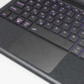 Pouzdro na tablet s klávesnicí Spello by Epico s podsvícenou klávesnicí na Samsung Tab A9+ 11″ - CZ černé

 obrázek produktu 7 z 14