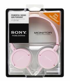 Sluchátka Sony MDR-ZX100 růžová

 obrázek produktu 1 z 1