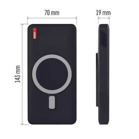 Powerbanka EMOS WI 1022D, 10 000 mAh, 22,5 W + Wireless černá

 obrázek produktu 6 z 8