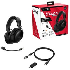 Headset HyperX Cloud III Wireless černý

 obrázek produktu 6 z 6