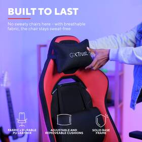 Herní židle Trust GXT 714R RUYA černá/červená

 obrázek produktu 6 z 8