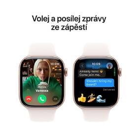 Chytré hodinky Apple GPS 42mm pouzdro z růžově zlatého hliníku - světle ruměný sportovní řemínek - S/M 

 obrázek produktu 6 z 8