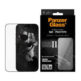 Tvrzené sklo PanzerGlass Ceramic II na Apple iPhone 17/16 Pro s instalačním rámečkem 

 obrázek produktu 5 z 8