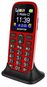 Mobilní telefon Aligator A510 Senior stříbrný/červený

 obrázek produktu 1 z 3