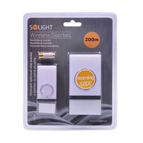 Zvonek bezdrátový Solight 1L28, do zásuvky, 200m stříbrný/bílý

 obrázek produktu 1 z 1