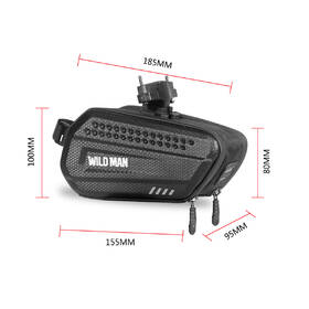 Pouzdro na mobil WILD MAN ES7 na kolo pod sedátko černé

 obrázek produktu 10 z 10