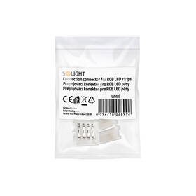 Konektor Solight propojovací, pro RGB LED pásky 1 cm, zacvakávací bílý

 obrázek produktu 1 z 1