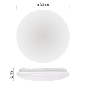 Stropní svítidlo EMOS Fioni, 34 cm, 18 W bílé

 obrázek produktu 5 z 7