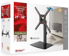 Stojan pro TV Barkan S320B, stolní, polohovatelný, pro úhlopříčku 13" až 65", nosnost 36 kg černý

 obrázek produktu 7 z 8