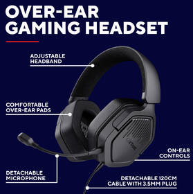 Headset Trust GXT 492BM Carus Batman černý

 obrázek produktu 9 z 13
