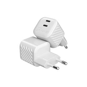 Nabíječka do sítě ERPOWER Dual mini GaN 45W 2xUSB-C bílá

 obrázek produktu 2 z 5