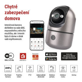 IP kamera EMOS GoSmart IP‑220W stříbrná

 obrázek produktu 13 z 25