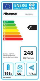 Chladnička s mrazničkou Hisense RB343D4AW1 bílá

 obrázek produktu 1 z 2