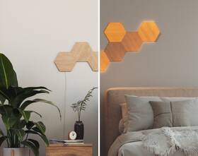 LED světlo Nanoleaf Elements Hexagons Starter Kit 7ks dřevo

 obrázek produktu 10 z 11