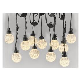 Party osvětlení EMOS 20 LED řetěz - 20x párty žárovky, 7,6 m, venkovní i vnitřní, teplá bílá 

 obrázek produktu 1 z 3