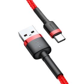 Kabel Baseus Cafule USB/USB-C, 2A, 2m černý/červený

 obrázek produktu 1 z 4