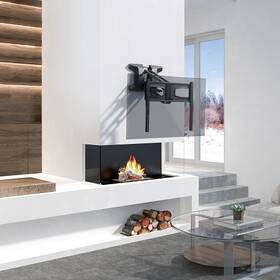 Držák TV Mk Floria MKF-21DM647, motorizovaný, pro úhlopříčku do 70", nosnost 35 kg černá barva
