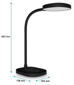 Stolní LED lampička Connect IT Glare černá

 obrázek produktu 2 z 4