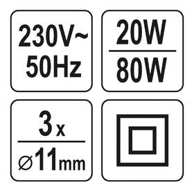 Tavná pistole YATO YT-82402 

 obrázek produktu 3 z 3