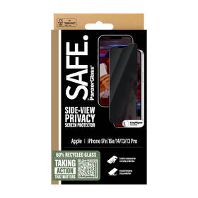 Tvrzené sklo PanzerGlass SAFE Privacy Apple iPhone 17e/16e/14/13/13 Pro s instalačním rámečkem 

 obrázek produktu 3 z 3