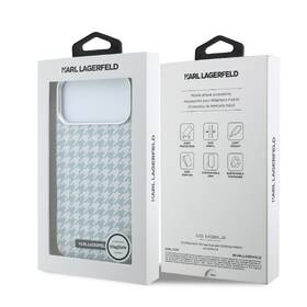 Kryt na mobil Karl Lagerfeld PU Houndstooth Resin Plate MagSafe na Apple iPhone 17 Pro Max modrý

 obrázek produktu 6 z 6