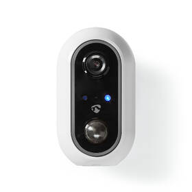IP kamera Nedis SmartLife Wi-Fi, Full HD 1080p, IP65, bateriová bílá barva
