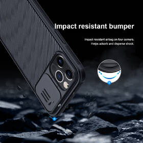 Kryt na mobil Nillkin CamShield PRO Magnetic na Apple iPhone 12/12 Pro černý

 obrázek produktu 2 z 2