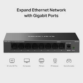 Switch Mercusys MS108GS (MS108GS) černý

 obrázek produktu 5 z 5
