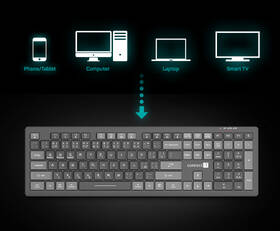 Klávesnice Connect IT MultiDevice, CZ/SK layout šedá

 obrázek produktu 5 z 6