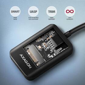 Adaptér Axagon USB 3.2 Gen 2 - M.2 NVMe & SATA SSD, kabel 10cm černý

 obrázek produktu 3 z 5