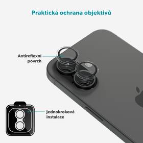 Ochranné sklo čočky fotoaparátu Epico Glass Lens Protectors s aplikátorem na Apple iPhone 17 

 obrázek produktu 1 z 6