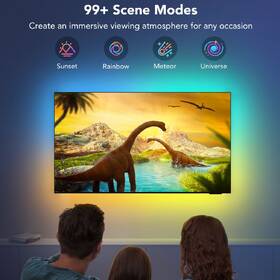 LED pásek Govee TV 40-50", SMART LED, RGBIC, 2,4m černý

 obrázek produktu 3 z 5