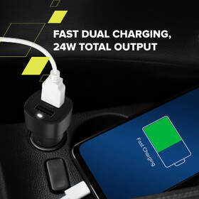Adaptér do auta Canyon OnDrive 24  24W 2xUSB-A černý

 obrázek produktu 5 z 9