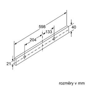 Odsavač par Siemens LI63LA526 stříbrná barva
