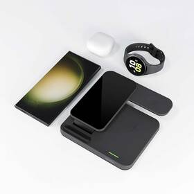 Bezdrátová nabíječka Spello by Epico 3in1 Wireless Charging Stand pro Samsung černá

 obrázek produktu 2 z 2