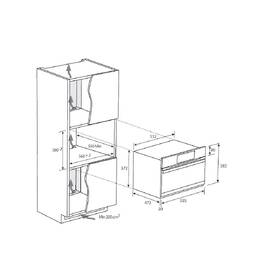 Mikrovlnná trouba Haier HWO38MG4HXBD černá barva
