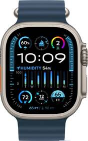 Chytré hodinky Apple GPS + Cellular, 49mm pouzdro z titanu - modrý oceánský řemínek 

 obrázek produktu 1 z 8