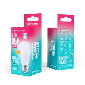 Žárovka LED Forever E27, klasik, 7,2W, neutrální bílá 

 obrázek produktu 2 z 2