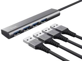 USB Hub Trust Halyx Aluminium USB-C/4x USB 3.2 Gen1 stříbrný

 obrázek produktu 5 z 11