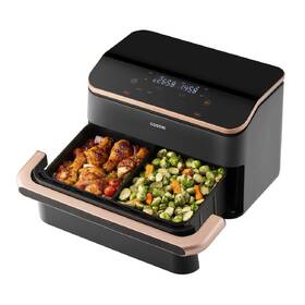 Fritéza horkovzdušná COSORI TF101S Dual Blaze TwinFry 10l černá barva
